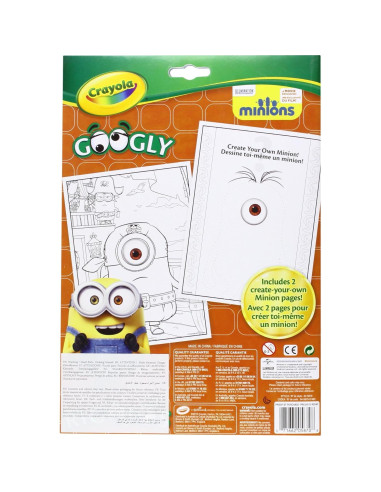 Libro para Colorear Minions con Ojos Móviles Crayola