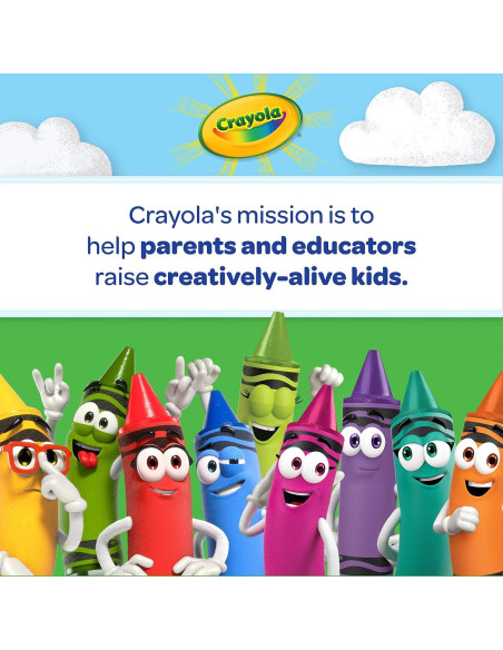 Bicho de Color Musical Crayola con 8 Marcadores y Papel