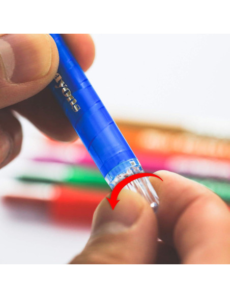 Crayones Twistables BAZIC 24 Colores Asortidos 10,92 cm