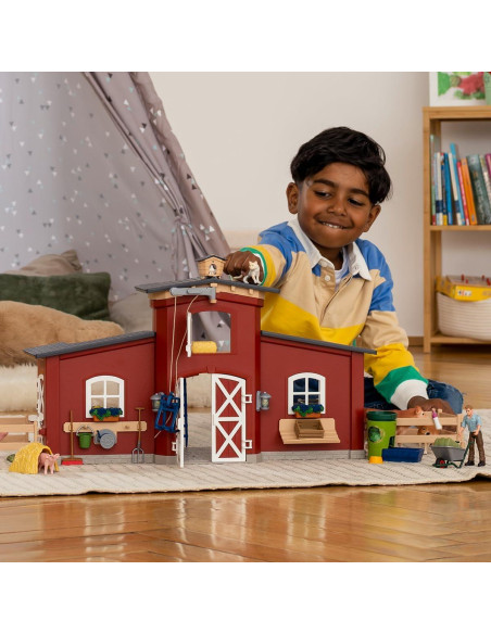 Set de Juego de Granja Schleich 92 Piezas con Animales