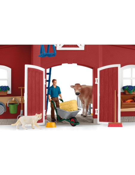 Set de Juego de Granja Schleich 92 Piezas con Animales