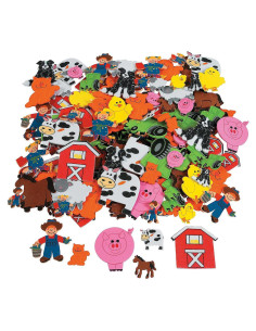 Formas de Espuma Campestre Fun Express 500 Piezas Manualidades