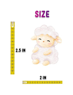 Juego de 25 Pegatinas de Ovejas PC - Decoración para Niños 2