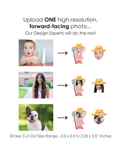 Stickers Personalizados Animales de Granja - 24 Piezas Rosa 2