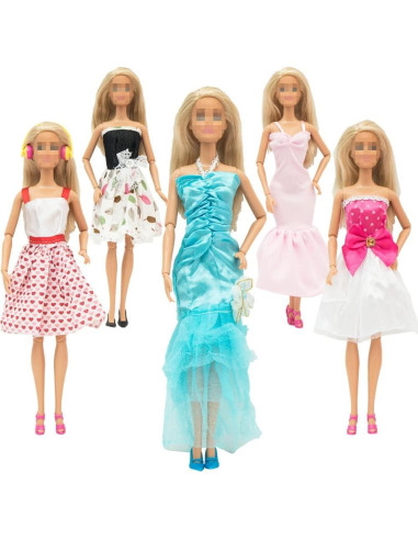 SOTOGO 73 Piezas Ropa y Accesorios para Muñecas 30 cm