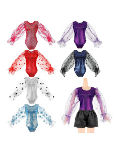 Bencailor 6 Pcs Ropa de Muñeca 30 cm Traje de Verano y Baño