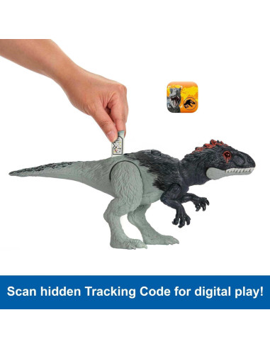 Juguete Dinosaurio Mattel Eocarcharia con Sonido y Movimiento