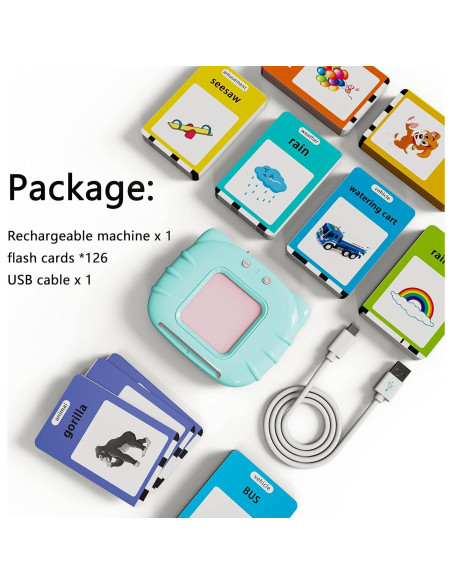 Juguete Educativo Lapare 252 Tarjetas Visuales para Niños