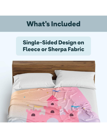 Manta Personalizada Mariposa - Sherpa 152x203 cm - Regalo Niña