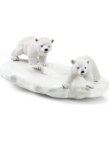 Schleich Parque Polar 4 Piezas Oso Polar y Narval