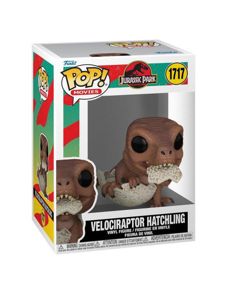 Funko POP Parque Jurásico Velociraptor 9.5 cm Coleccionable