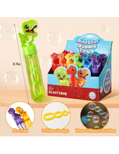 Varitas de Burbujas Roberly Dinosaurios 24 Pcs para Niños 2