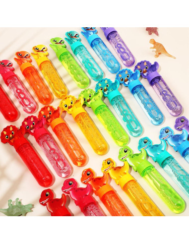 Varitas de Burbujas Roberly Dinosaurios 24 Pcs para Niños