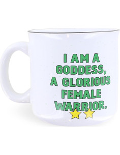 Taza Cerámica Silver Buffalo Diosas de Pawnee 591 ml 2