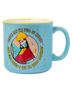Taza Cerámica Silver Buffalo Kuzco 590 ml Diseño Divertido