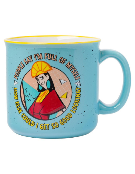 Taza Cerámica Silver Buffalo Kuzco 590 ml Diseño Divertido