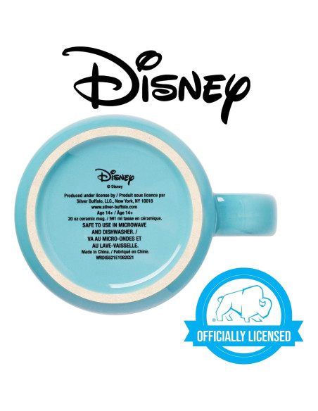 Taza Cerámica Silver Buffalo Kuzco 590 ml Diseño Divertido