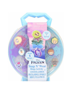 Conjunto de Joyería DIY Tara Toys Anillos Snap N' Wear Frozen