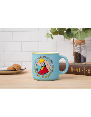 Taza Cerámica Silver Buffalo Kuzco 590 ml Diseño Divertido
