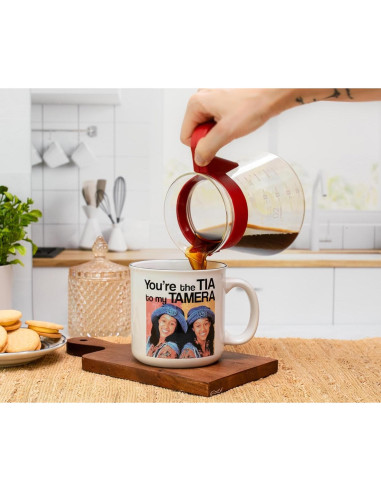 Taza camper cerámica Silver Buffalo Sister Sister 591 ml