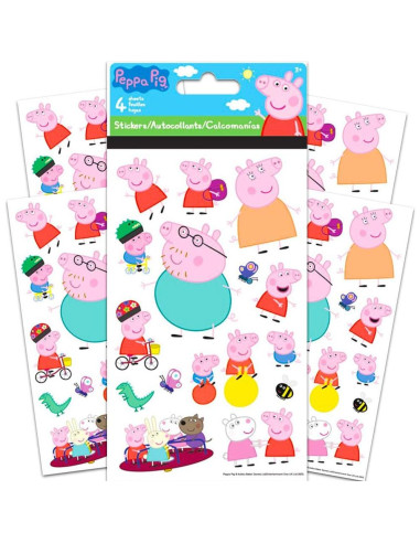Calcomanías Peppa Pig Trends International - 4 Hojas