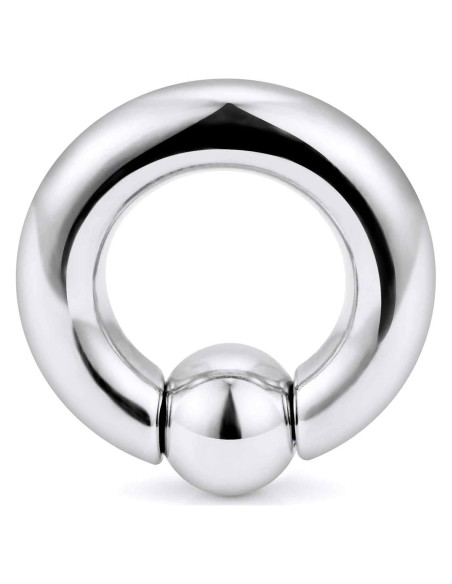 Anillos de Septum Yaalozei 4G Acero Quirúrgico 19mm Plata