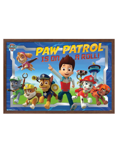 Póster enmarcado Trends International Paw Patrol 56.7x37.4cm