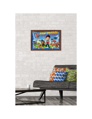 Póster enmarcado Trends International Paw Patrol 56.7x37.4cm