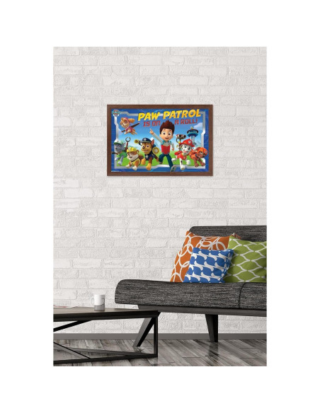 Póster enmarcado Trends International Paw Patrol 56.7x37.4cm