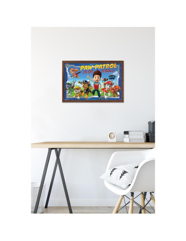 Póster enmarcado Trends International Paw Patrol 56.7x37.4cm
