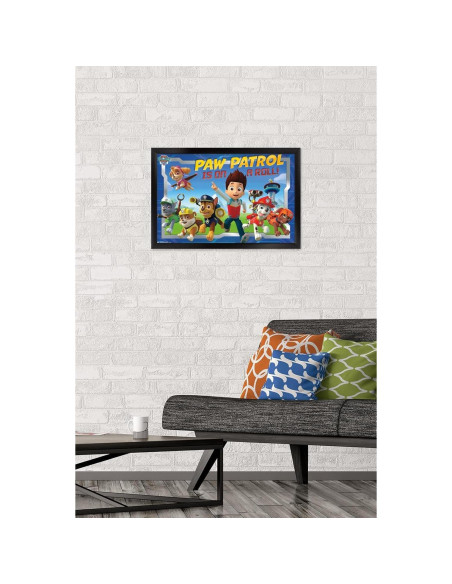 Póster enmarcado Trends International Paw Patrol 56.88x37.34cm