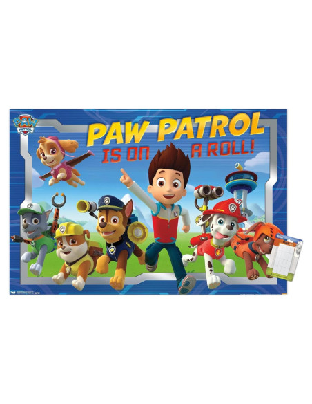 Póster de Pared Trends International Paw Patrol 56.9x37.3cm