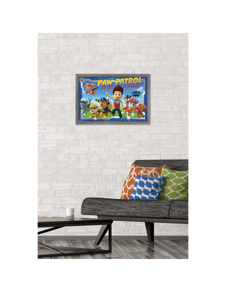 Póster enmarcado Trends International Paw Patrol 56.88x37.34cm
