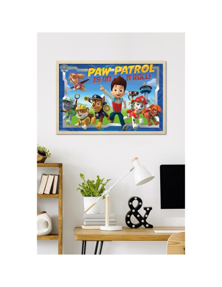 Póster enmarcado Nickelodeon Paw Patrol 86.36x56.89 cm