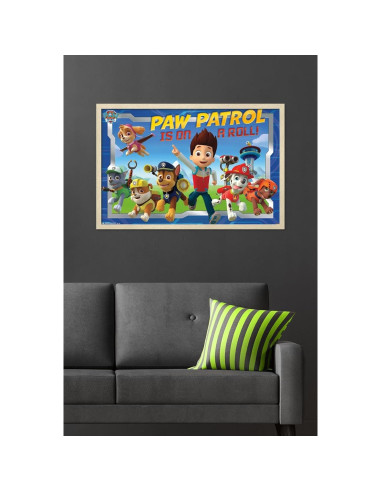 Póster enmarcado Nickelodeon Paw Patrol 86.36x56.89 cm