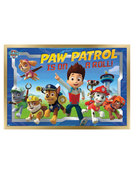 Póster Enmarcado Trends International Paw Patrol 86x56 cm