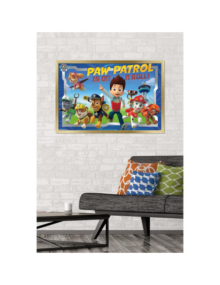 Póster Enmarcado Trends International Paw Patrol 86x56 cm