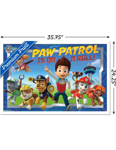 Póster Enmarcado Trends International Paw Patrol 86x57 cm