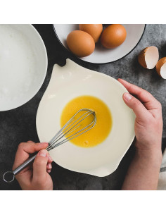 Tazón Mezclador Glad 3 Cuartos Blanco - Plástico Antideslizante 2