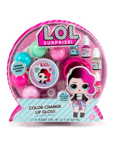 L.O.L. Surprise! Kit Brillo Labial Cambio Color 5 Sabores