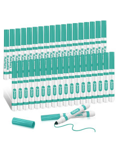 Marcadores Lavables Janlaugh 36 Pcs Cian Punta Cónica