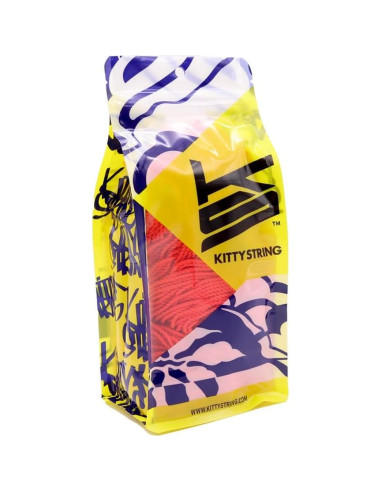 Cuerda de Yo-Yo Kitty String Gruesa 100% Poliester Rosa