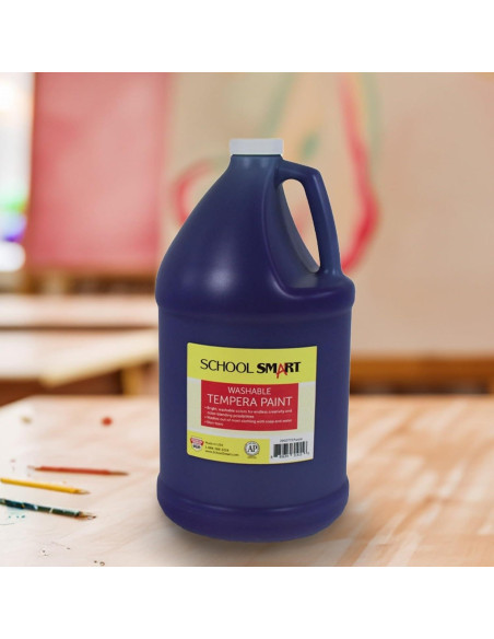 Pintura Tempera Lavable School Smart 1 Galón Púrpura