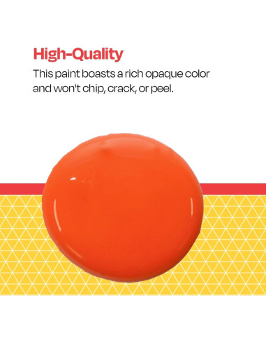 Pintura Tempera Lavable School Smart Naranja 3.78 L