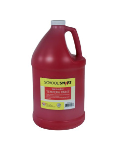 Pintura Tempera Lavable School Smart Roja 3.78 L
