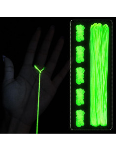 Cuerdas de Yoyo Luminiscentes MAGICYOYO Verde 25 Piezas 2