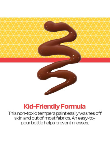 Pintura Tempera Lavable School Smart Marrón 3.78L