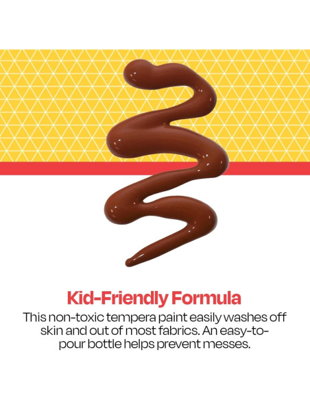 Pintura Tempera Lavable School Smart Marrón 3.78L