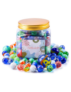 Canicas de Vidrio Shindel 125PCS para Niños - Variados Tamaños