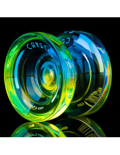 Yoyo MAGICYOYO K2 Cristal Azul-Amarillo y Rosa-Púrpura 2